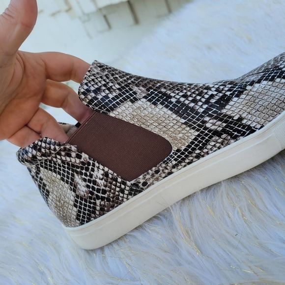 Coconuts by Matisse Brown Snake Print Chelsea Boot 9 - Picture 7 of 11